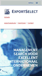Mobile Screenshot of exportselect.nl